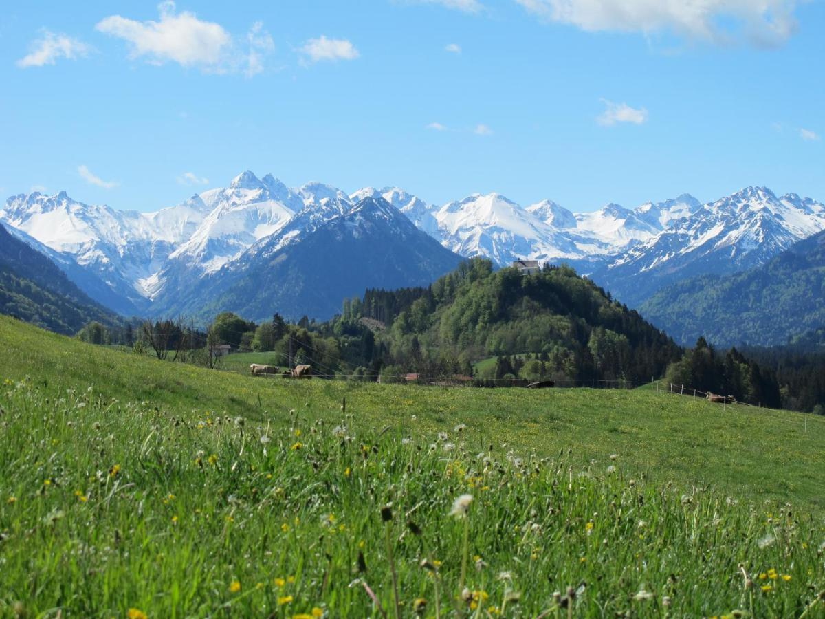 Hornblick Fewo- Ab Mai Freie Fahrt Mit Bergbahnen Оберстдорф Экстерьер фото